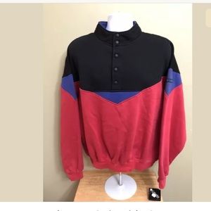 Men’s Columbia Red Vintage Color block Sweatshirt